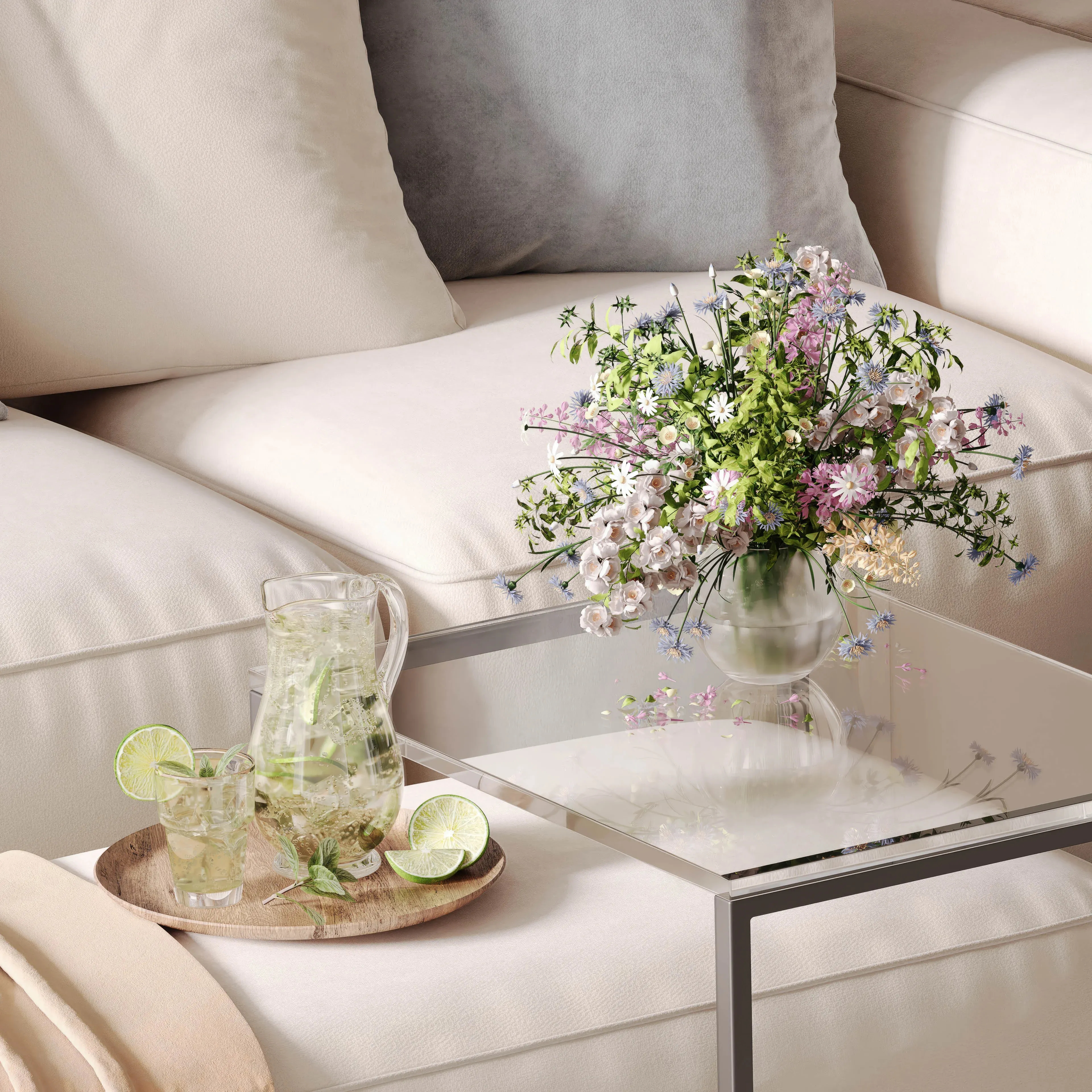 Salon z aneksem kuchennym